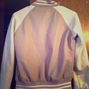 Light pink/Salmon Varsity jacket w/sleeves