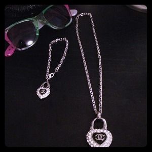 ⚡Sale--💖Necklace and bracelet set💖