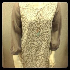 Cream Lace dress