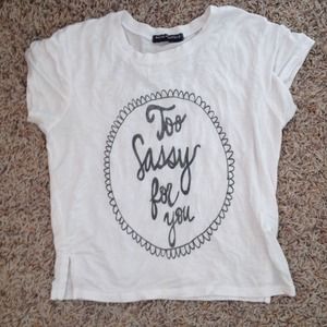 Brandy Melville Cropped Tee