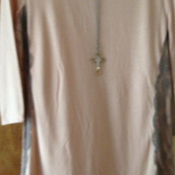 Shirt creme pink