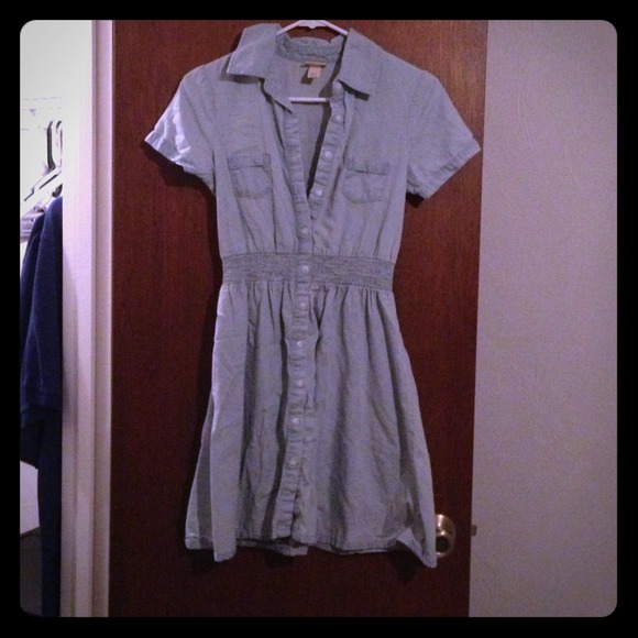 Blue cloth dress