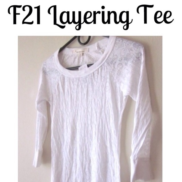 BUNDLED - Forever 21 Paisely Layering Tee