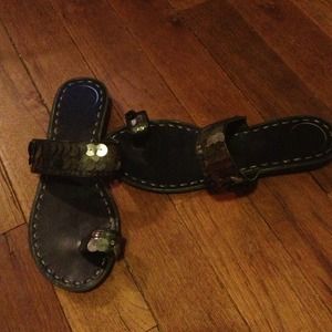 Sequin sandals