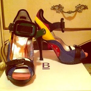 Multi-colored Bakers Heels