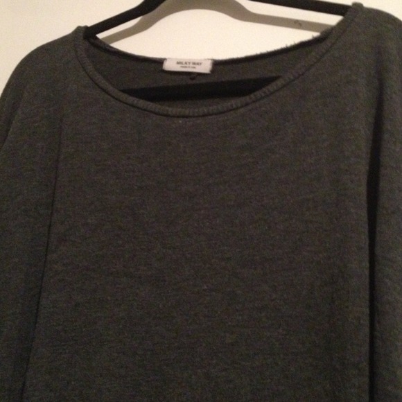 ⏬Reduced⏬Dark Grey Cropped Sweater - Picture 2 of 4