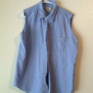 🌻SOLD🌻Denim tank button up