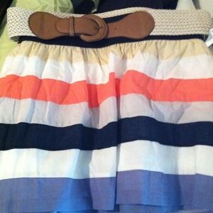 Brand new skirt w/ belt