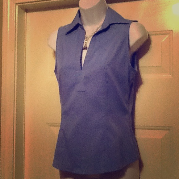 SOLD:::::Sleeveless dress shirt. Super cute! - Picture 1 of 1