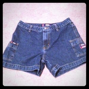denim shorts