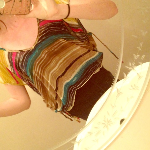 Stripped multi-colored top! - Picture 1 of 3