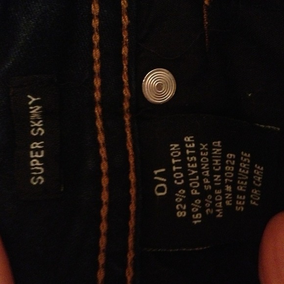 Dark navy blue super skinny jeans! - Picture 4 of 4