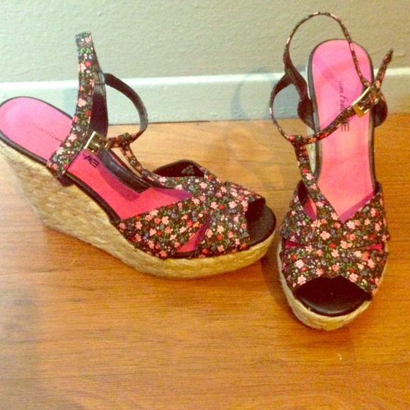 American Eagle Outfitters Shoes - Floral wedges.