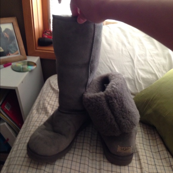 Tall grey uggs