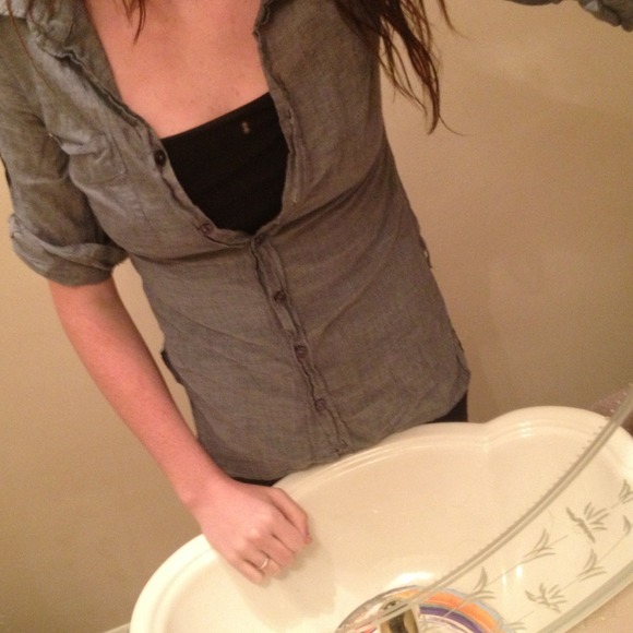 Light gray button up top! - Picture 1 of 4
