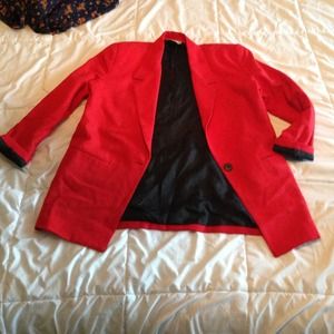 Red blazer
