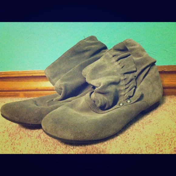 Gray Ankle Boots (reserved)