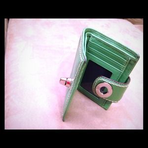 Bill fold coach wallet