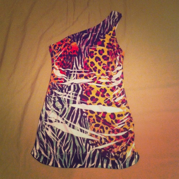 Animal print tank