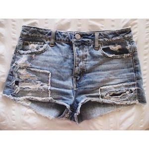🚫 SOLD IN BUNDLE 🚫 High waisted AE denim shorts