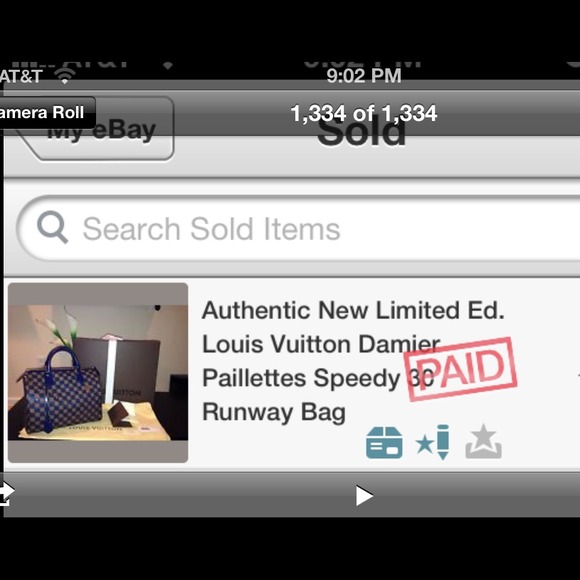 โSold on eBayโ๐ฏ Louis Vuitton LE Paillettes - Picture 4 of 4