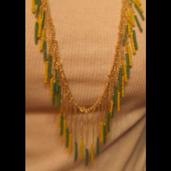 Beaded boho necklace