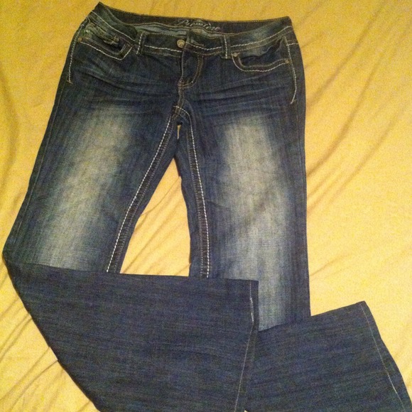 Never worn faded jeans