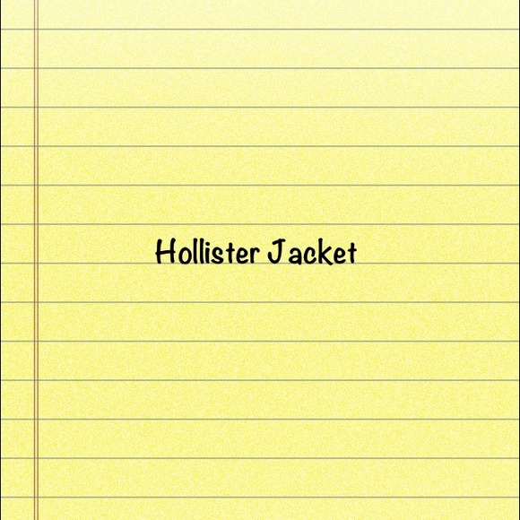 Returning hollister jacket