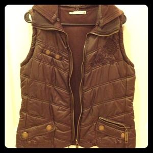 Brown Maurice's winter vest!