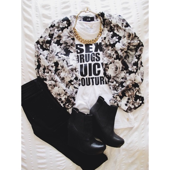 Floral print Forever 21 blazer