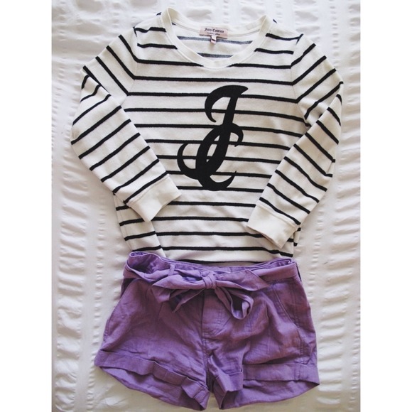 Juicy Couture striped terry pullover