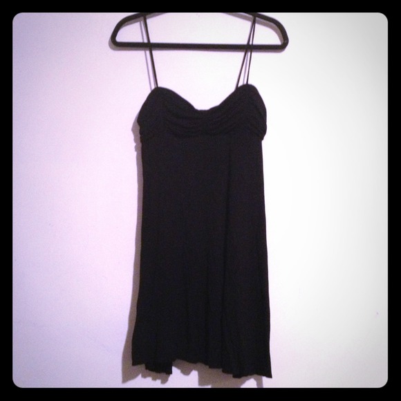 ❗Sale❗Black Sweetheart Mini Dress - Picture 1 of 3