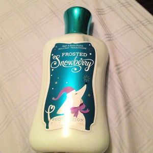 Bath and body works lotion. Frosted snowberry