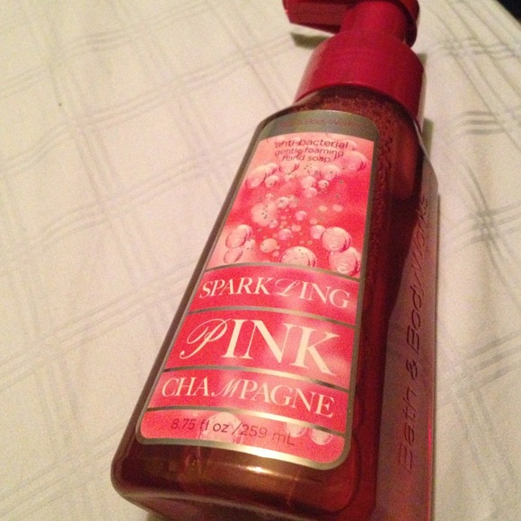 Bath and body works. Sparkling pink champagne soap
