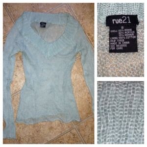 Knitted mint top