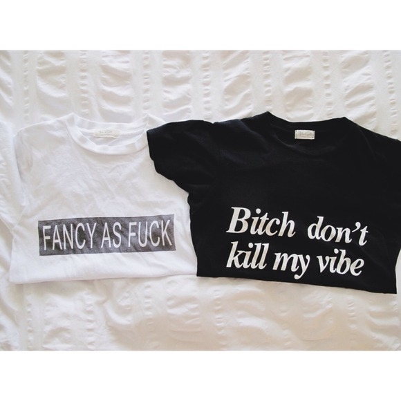 🚫 SOLD IN BUNDLE 🚫 Brandy Melville tees
