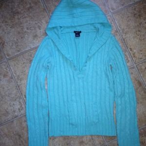 Mint pull over hoodie