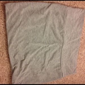 Grey mini skirt