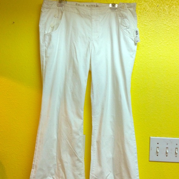 Flare leg sailor pants