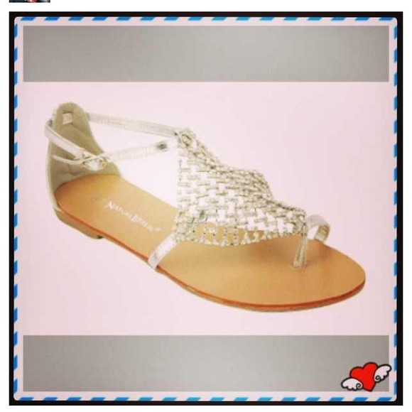 Blinged out sandal