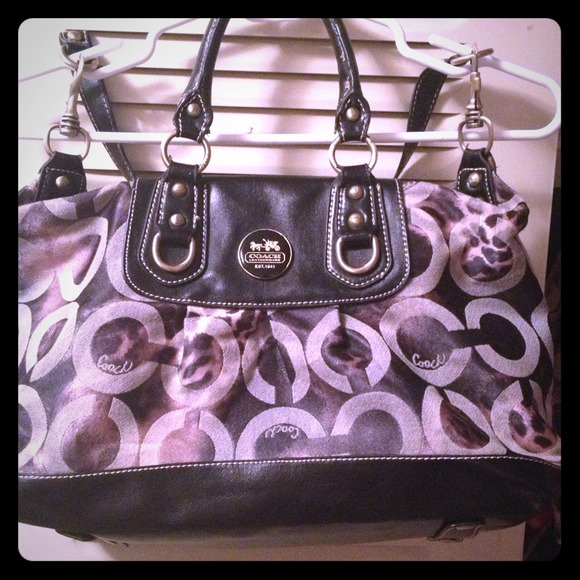 Coach Bag w/ Cheetah Print *Inspired*