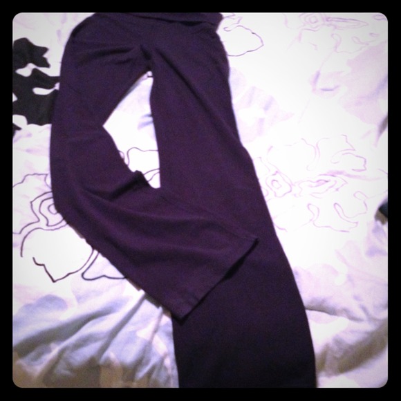 Navy guess fold over yoga pants