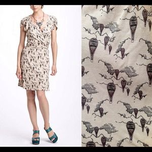 NEW Leifnotes anthropologie up & away dress XS
