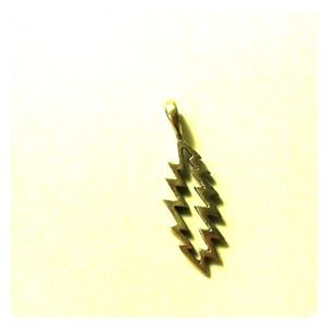 Silver grateful dead pendant