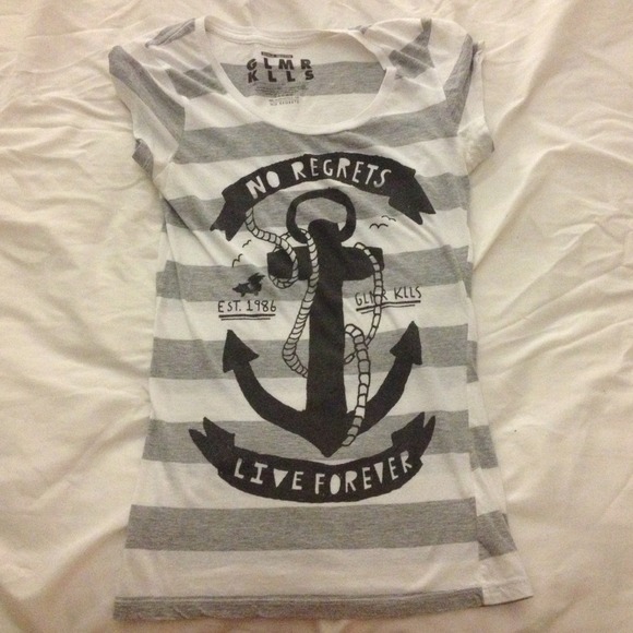 GLMR KILLS shirt with anchor