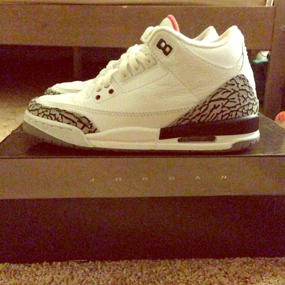 Jordan White Cement 3s sz. 4.5!