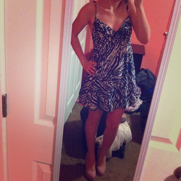 HOLLISTER Supper cute trendy navy blue dress👗 - Picture 1 of 4