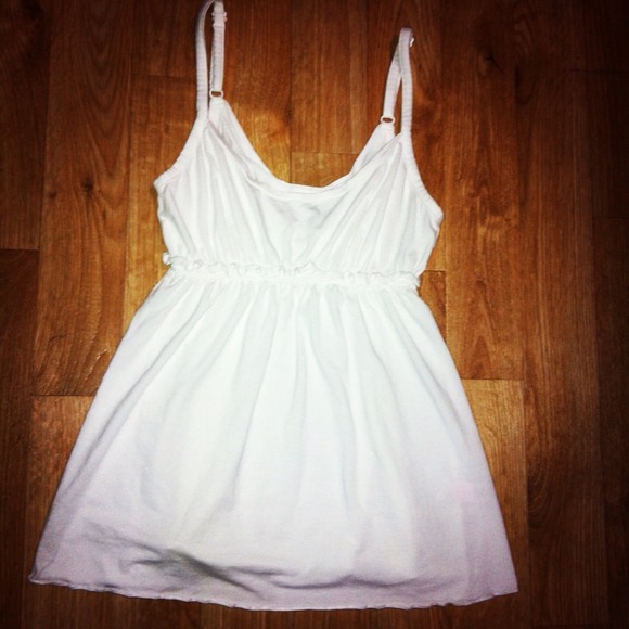 Victoria Secret White Babydoll Tanktop