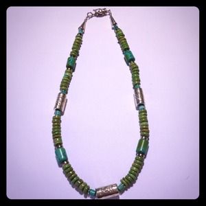 Turquoise Beaded Necklace