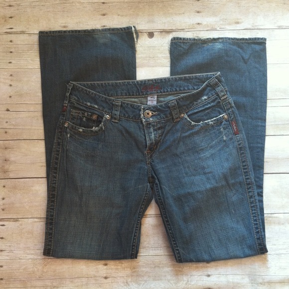 **BUNDLE**Silver jeans& AE flare jeans